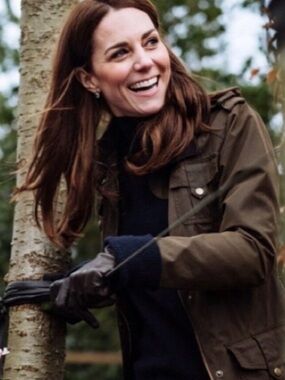 Barbour Women's Dark Brown Waxed Utility Jacket size U.S. 6